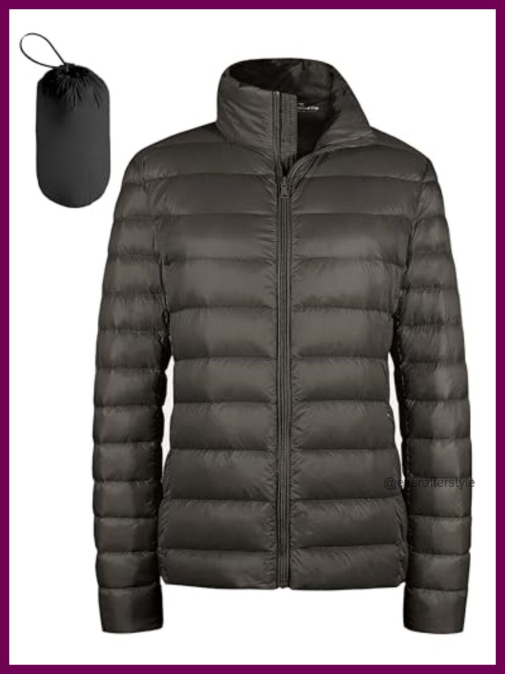 Women's Packable Puffer Jacket RDS Down Quilted Lightweight Zip Travel